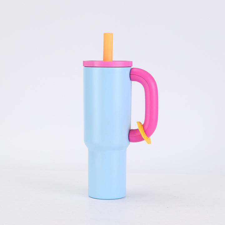 Ladies stylish insulated cup with straw Bowlift