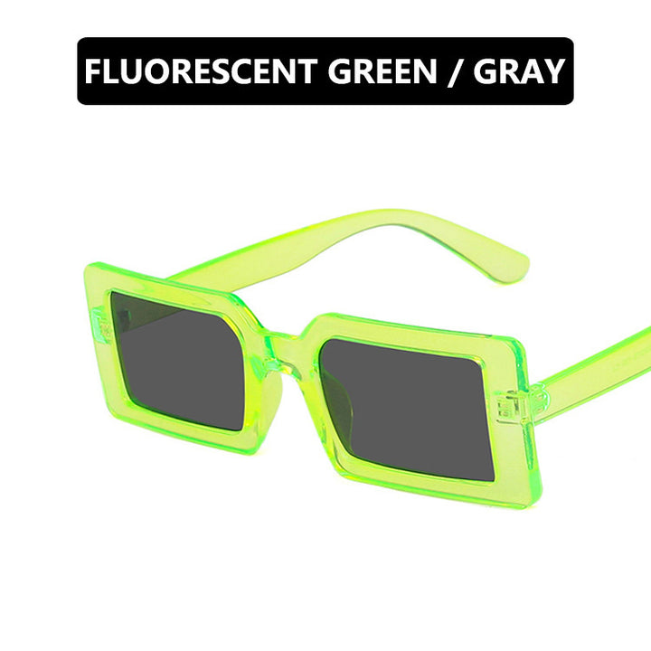 Women's square sunglasses with modern, wide frame and protective UV filter Bowlift