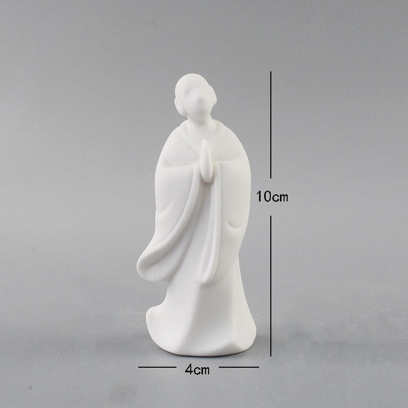 Decorative porcelain figure Bowlift