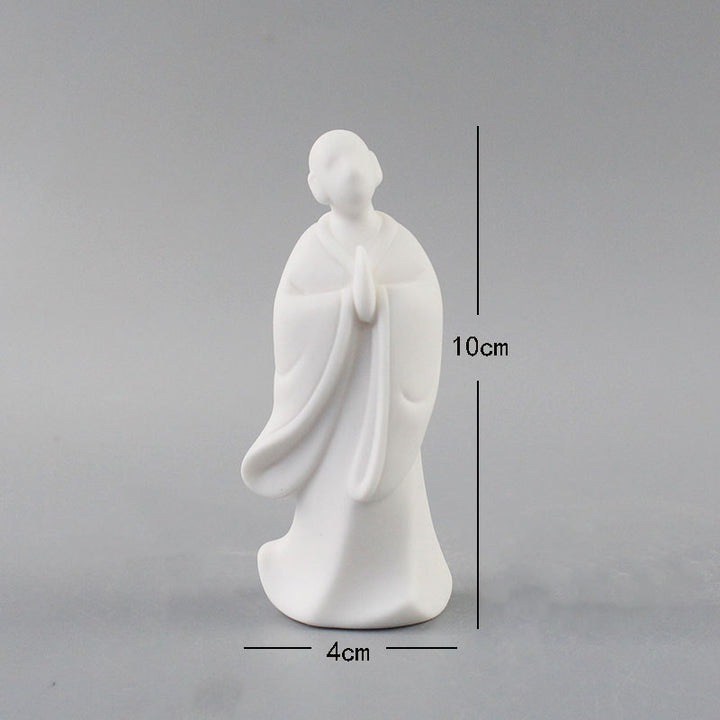 Decorative porcelain figure Bowlift