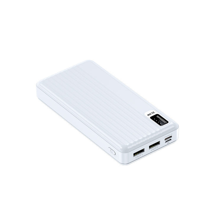 High-performance power bank with multifunctional USB-C connection and intelligent fast charging Bowlift