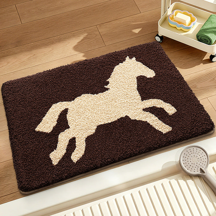 Cute Pet-Themed Bath Rug Bowlift