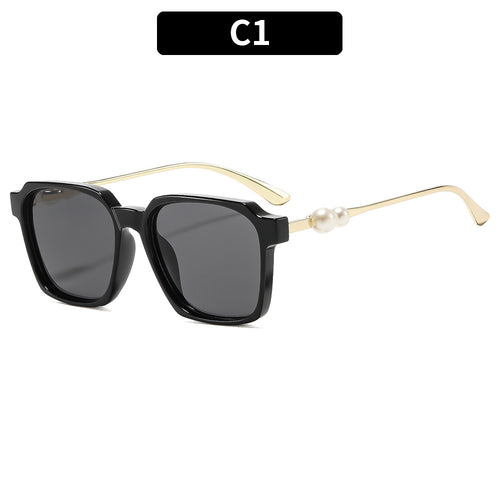 Elegant Wide Square Frame Sunglasses