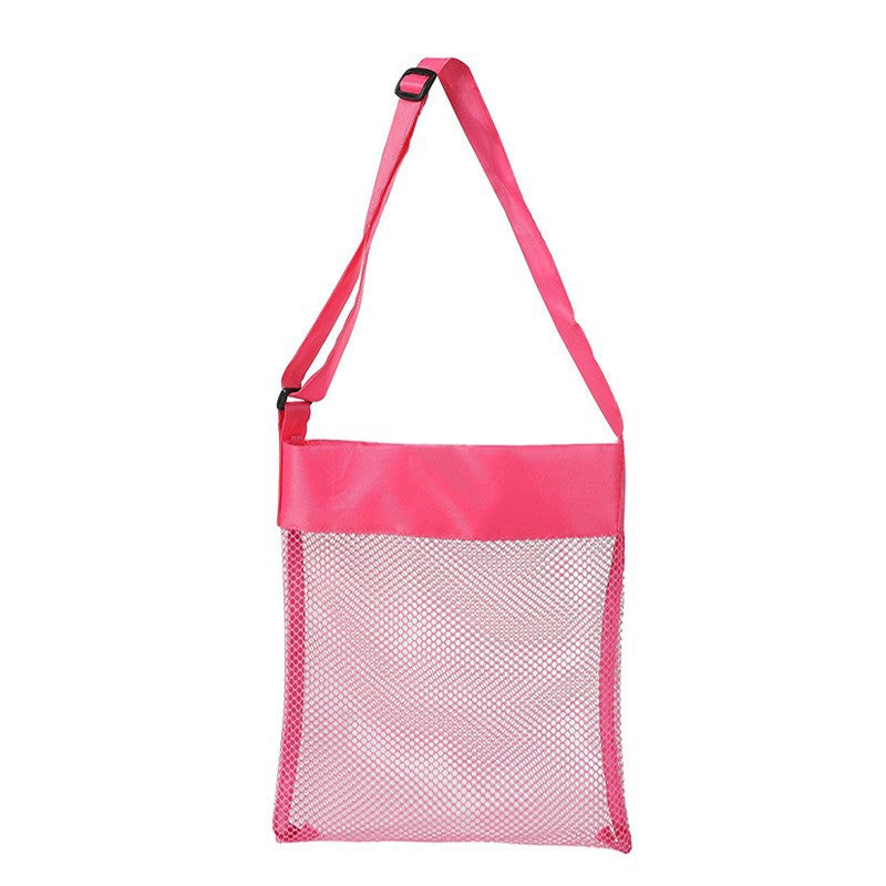 Versatile Beach Bag In Airy Mesh Design Bowlift