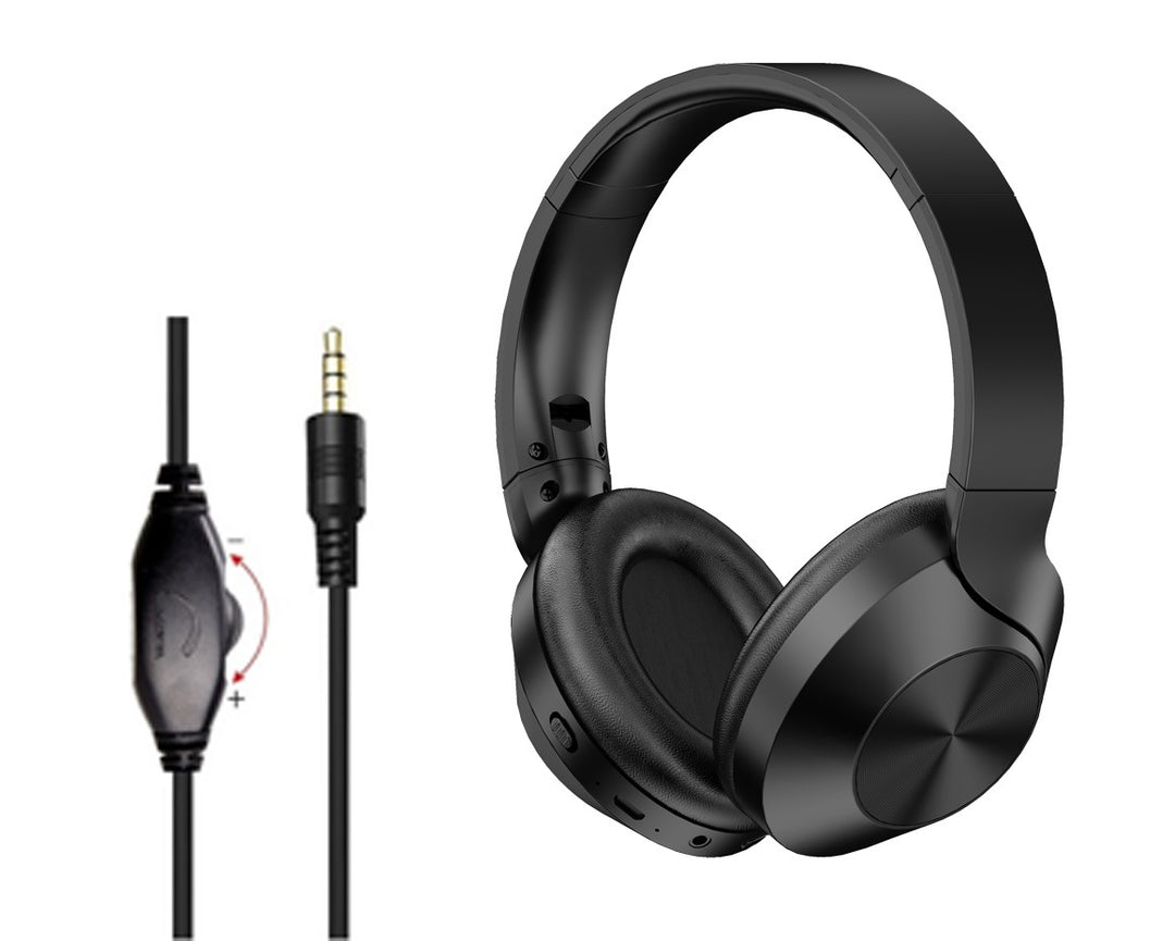 Adjustable Noise-Canceling On-Ear Headphones Bowlift