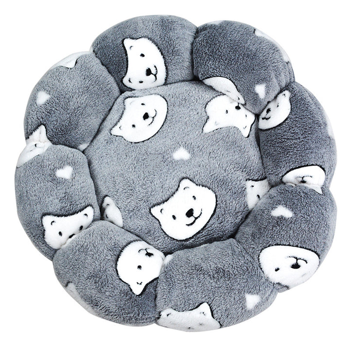 Cozy Night Sky Plush Dog Bed