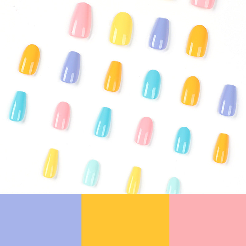 Artificial nail art with colorful designs Bowlift