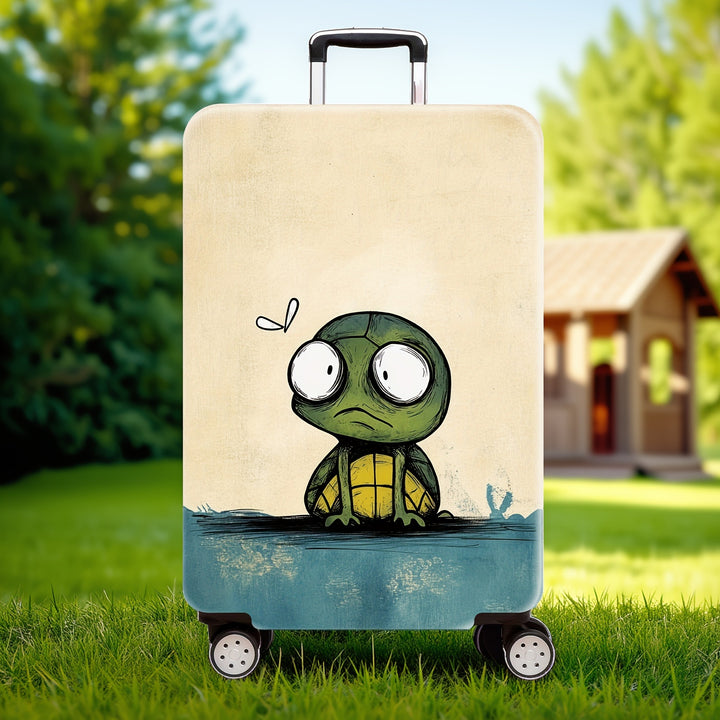 Cartoon Bull Design Hard Shell Suitcase Bowlift