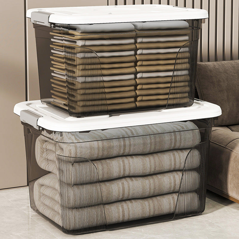 Women’s storage box with transparent lid and large volume Bowlift