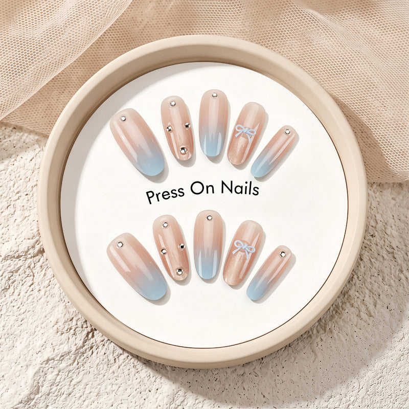 Ombre Decorative Press-On Nails Bowlift