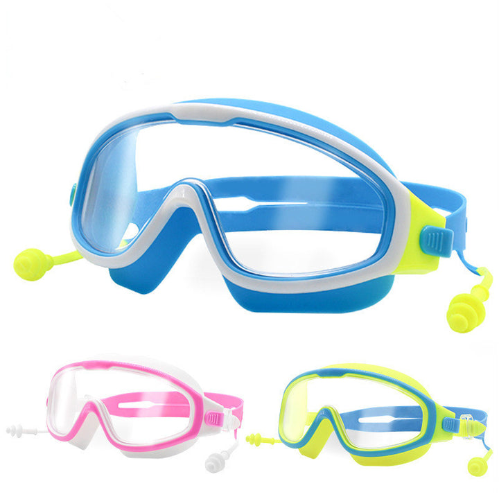 Swimming mask with ergonomic fit and clear view Bowlift