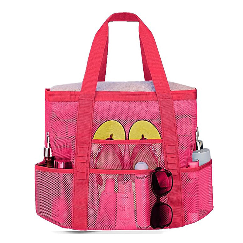 Practical Beach Tote Bag Made of Breathable Mesh Material Bowlift