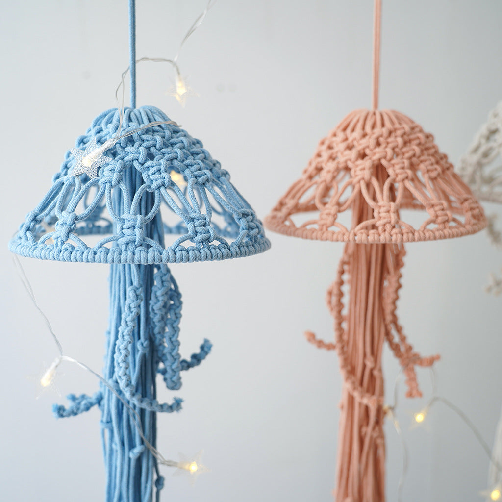 Decorative Macramé Ceiling Light Shade Bowlift