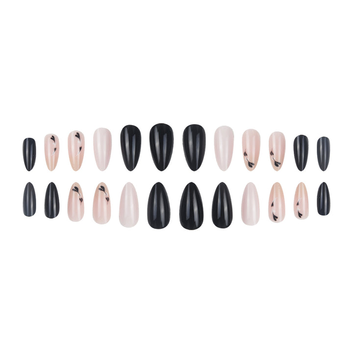 Artistic Pointed Gel Nail Extensions Bowlift