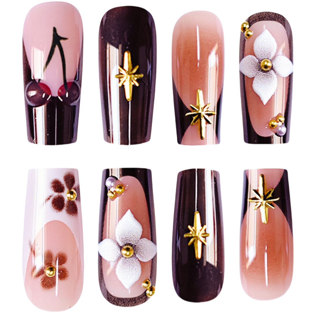 Decorative Press-On Nail Extensions Bowlift