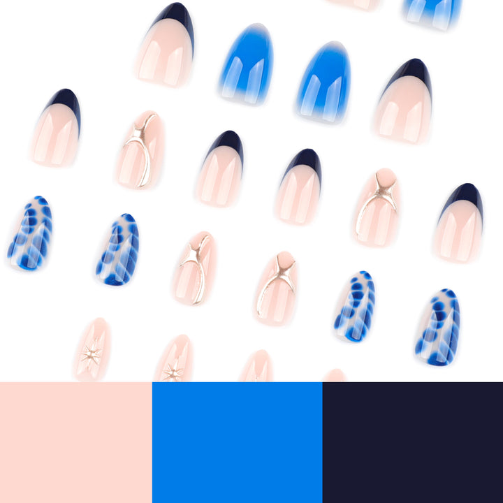 Artful Nail Art in Modern Watercolor Design Bowlift
