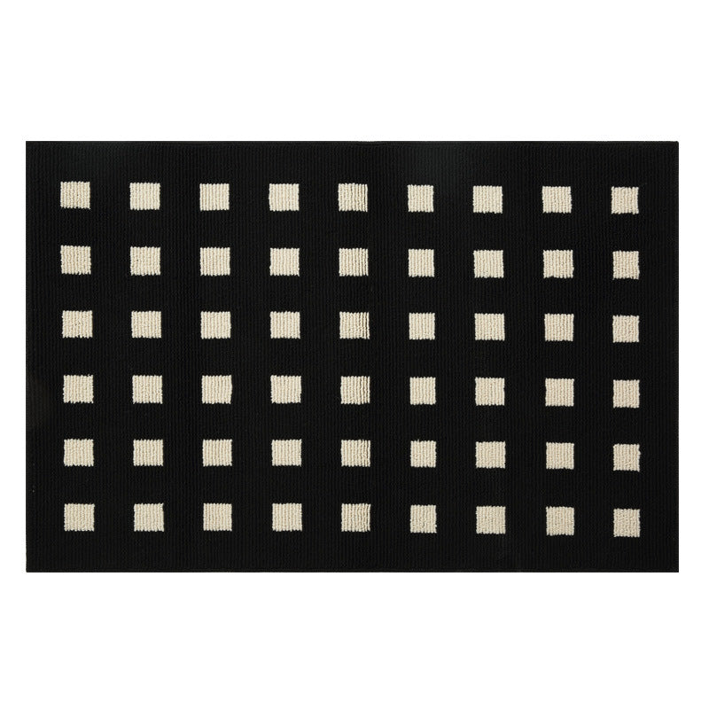 Non-Slip Geometric Woven Kitchen Runner and Mat Set Bowlift