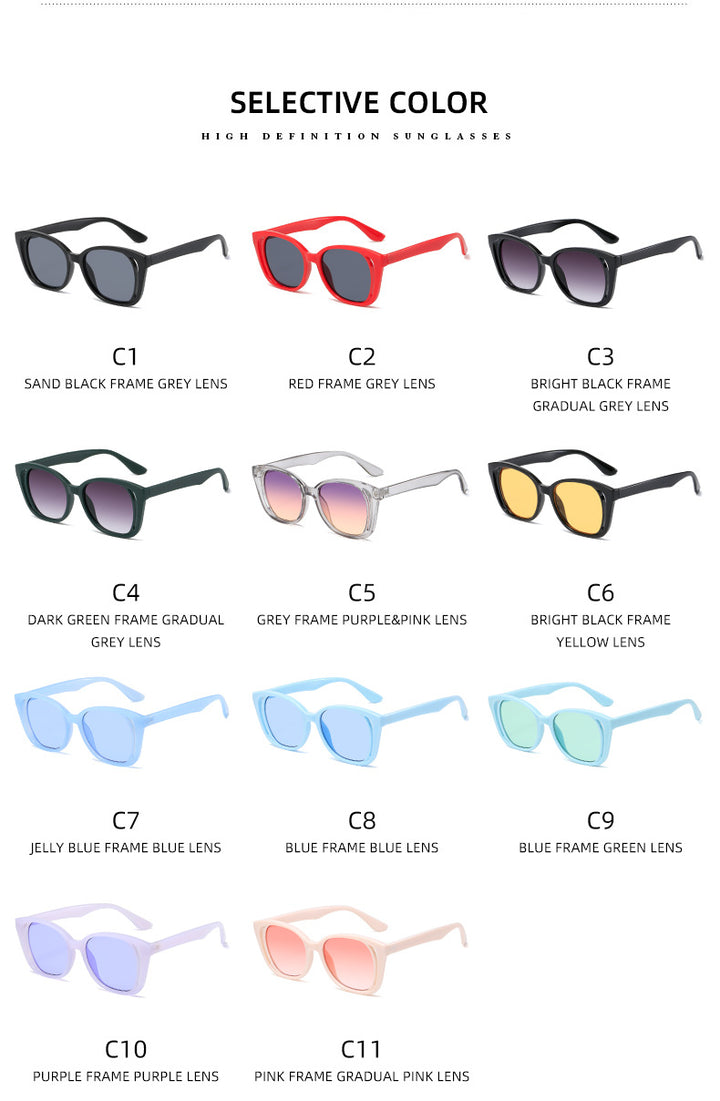 Ladies stylish cat-eye sunglasses with sturdy frame Bowlift