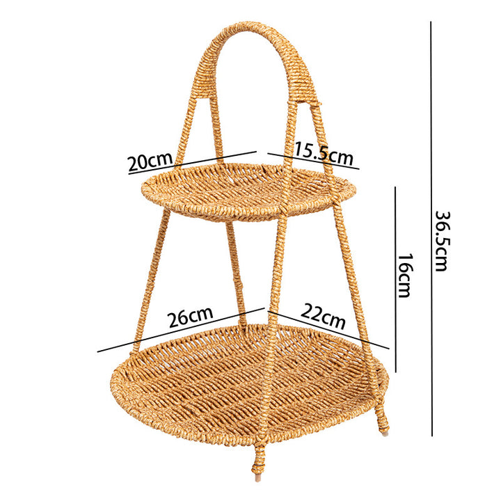 Decorative Woven Serving Tray Bowlift