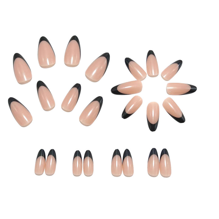 Elegant Artificial Nails with Modern Stiletto Tips Bowlift