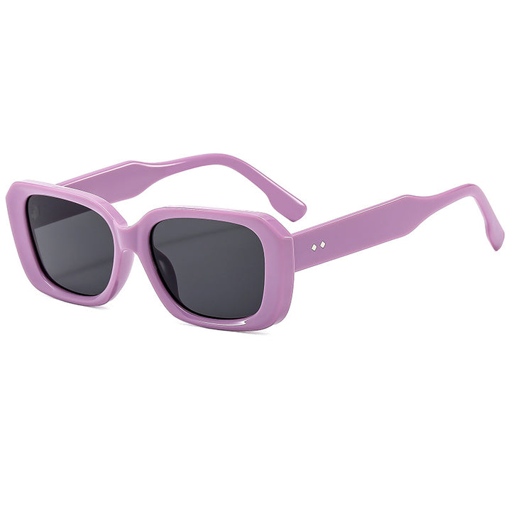 Women's large square sunglasses with robust frame and UV protection Bowlift