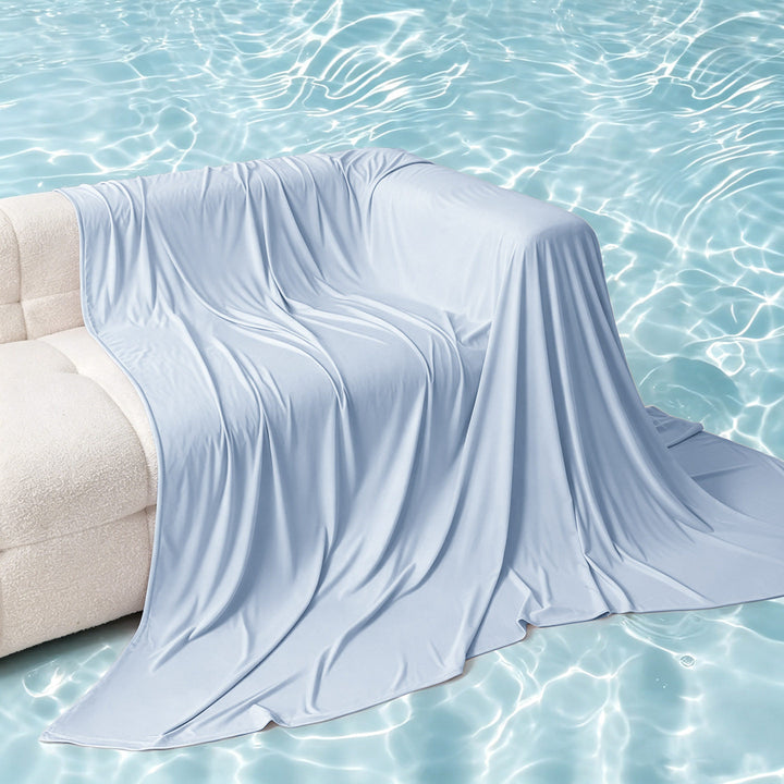 Unisex nan extra soft stretch sofa blanket made of microfiber as a versatile sofa cover Bowlift