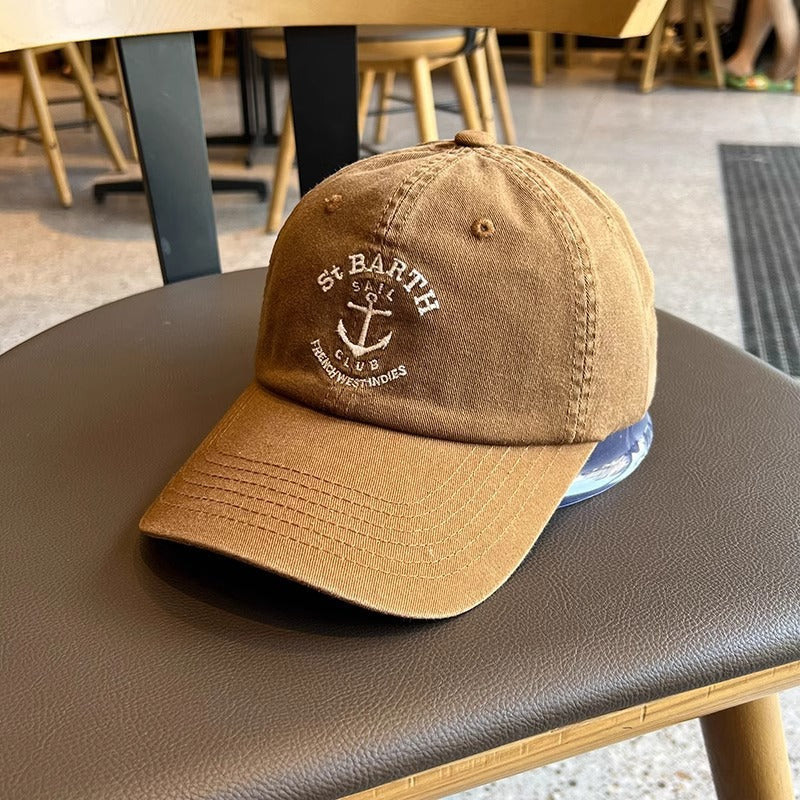 Unisex Nautical-Themed Adjustable Cap Bowlift