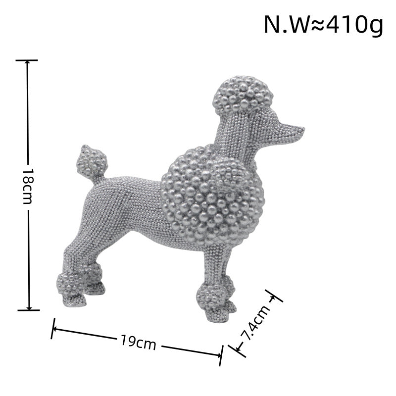 Decorative dog figure in modern design Bowlift