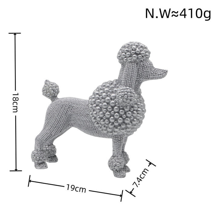 Decorative dog figure in modern design Bowlift