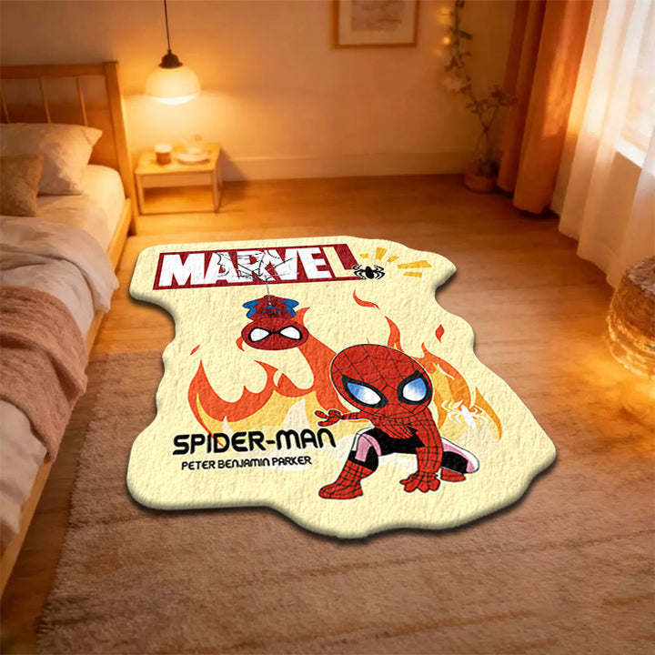Spider-Man Themed Plush Area Rug