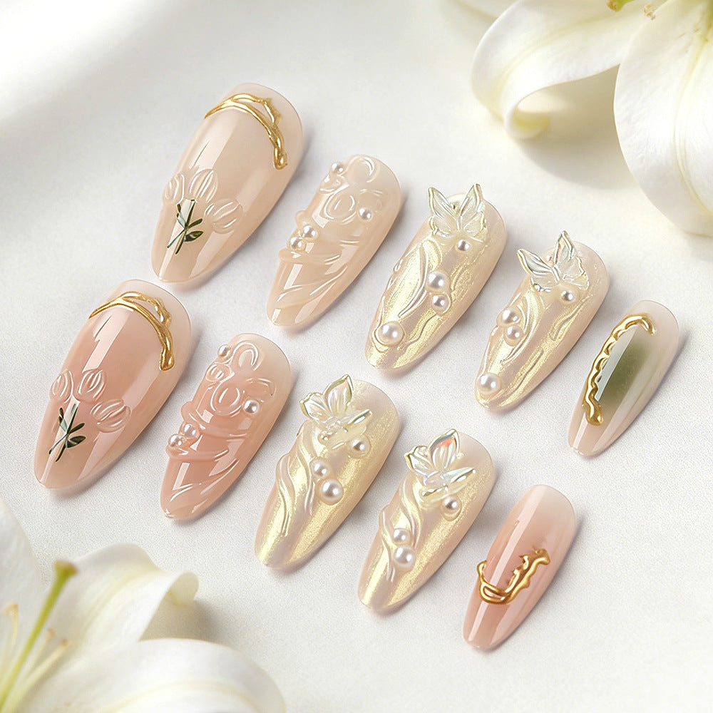 Artistic Gel Nail Extensions Bowlift