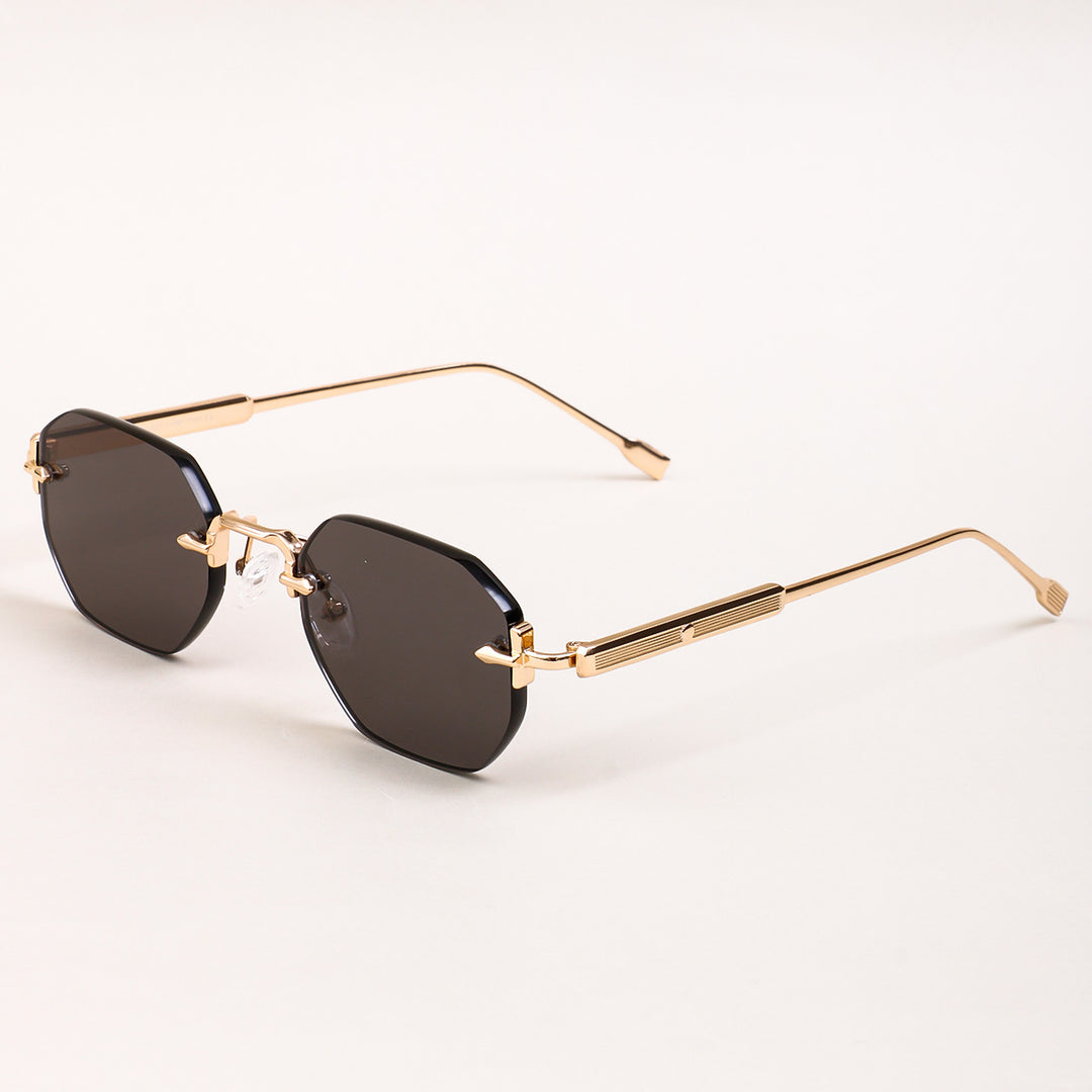 Ladies sunglasses with elegant octagonal frame and comfortable nose pads Bowlift