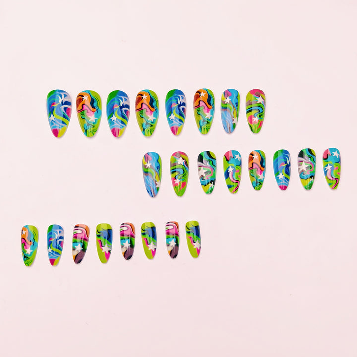 Artistic Swirl Nail Art Bowlift