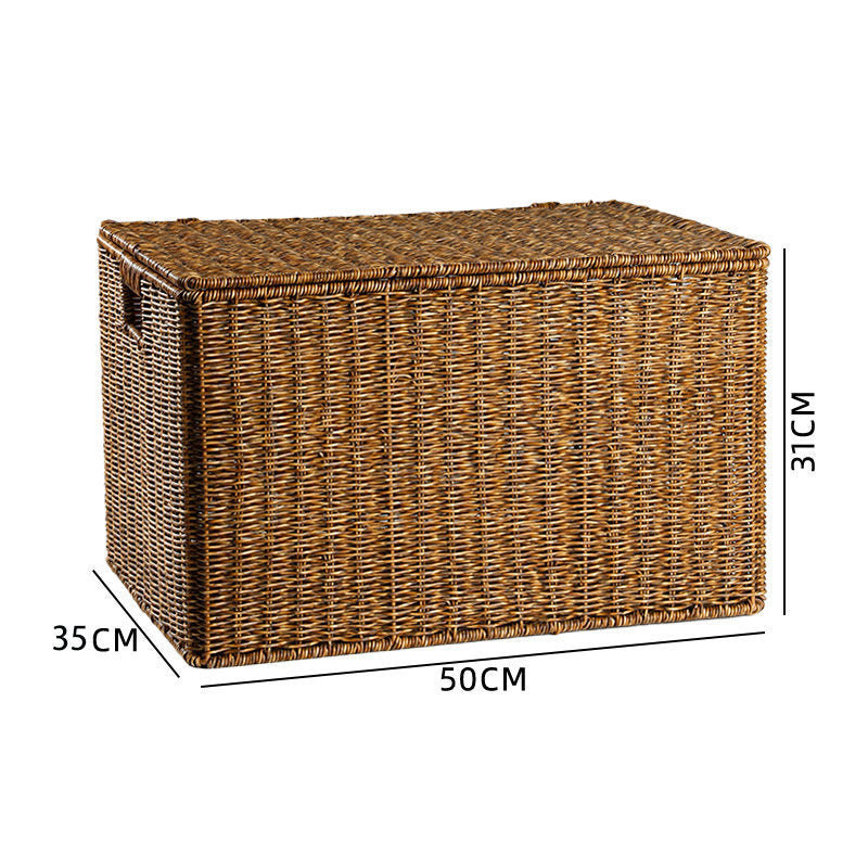 Woven Rectangular Storage Cube with Handles Bowlift