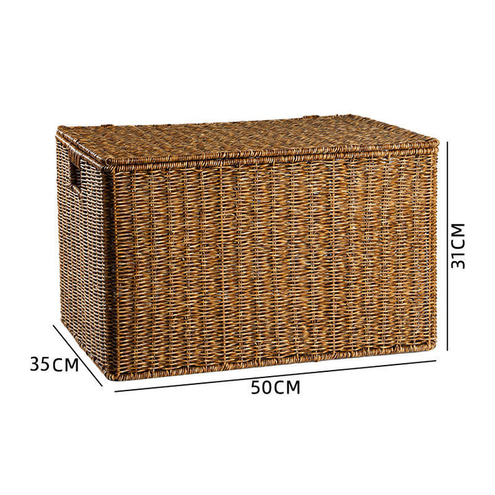 Woven Rectangular Storage Cube with Handles Bowlift