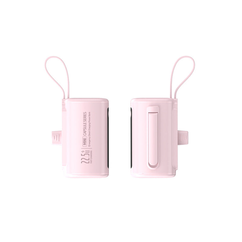 Portable power bank with innovative protective case and integrated USB-C connection Bowlift