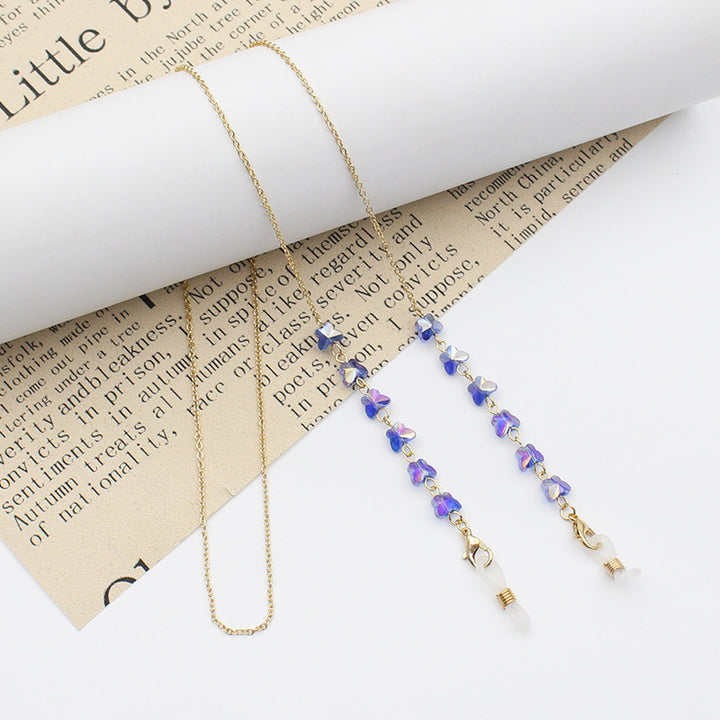 Floral Eyewear Chain Holder Bowlift