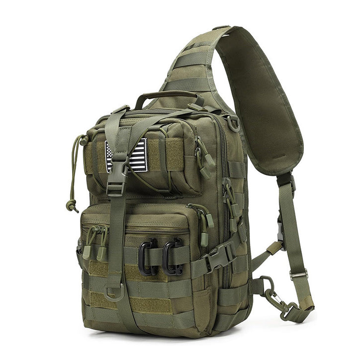 Tactical Sling Backpack with Multiple Compartments and Adjustable Carry Strap Bowlift