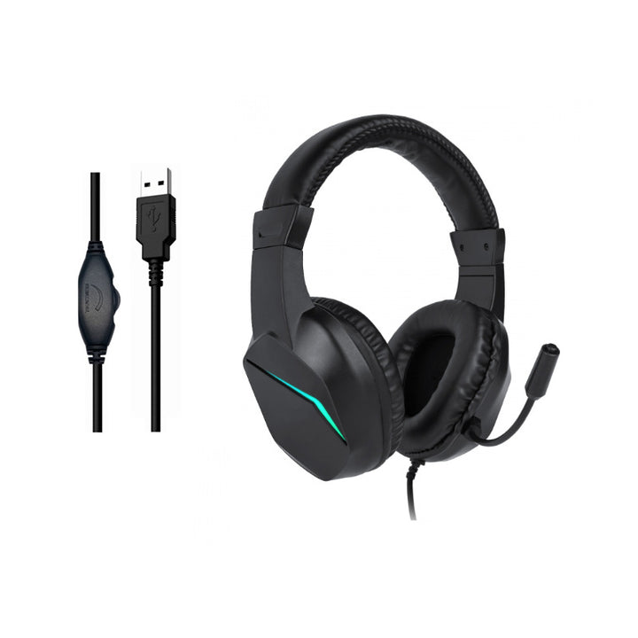RGB Lighting Gaming Headset Bowlift