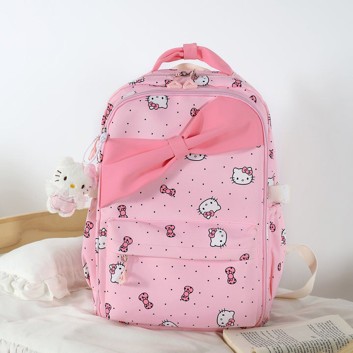 Cute Character-Themed School Backpack Bowlift