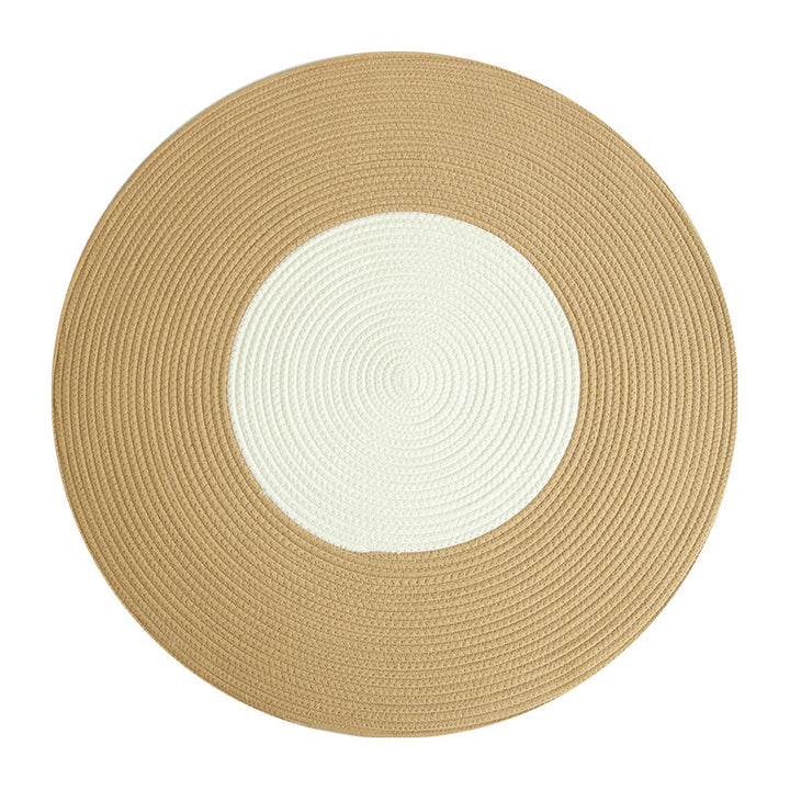 Round Jute Rug with Fringes Bowlift