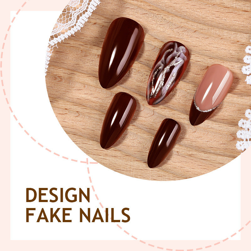 Artificial Nail Sticker Set with Elegant Designs Bowlift