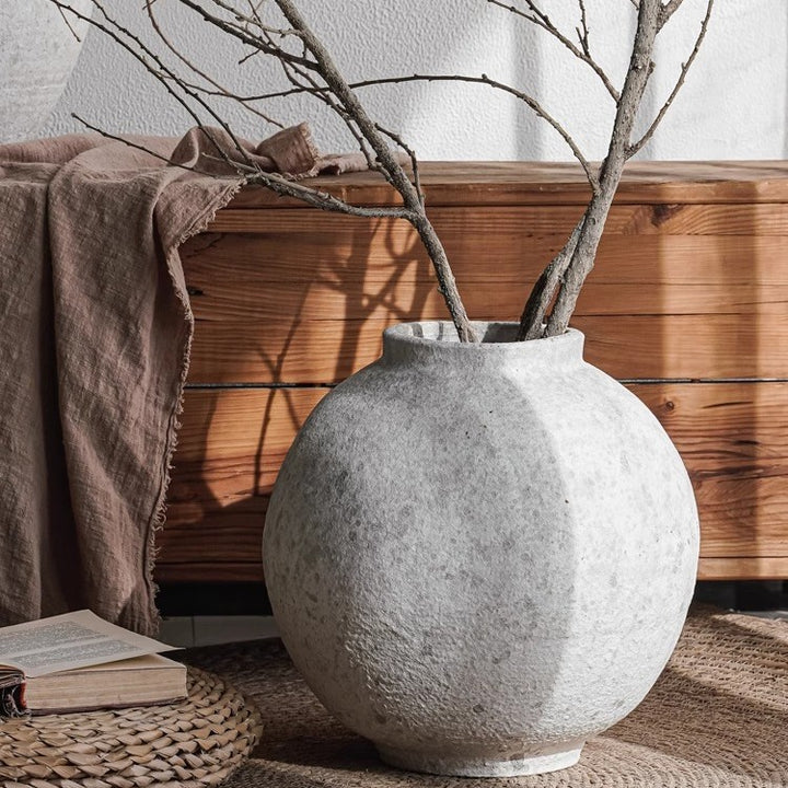 Artisanal Ceramic Vase Bowlift