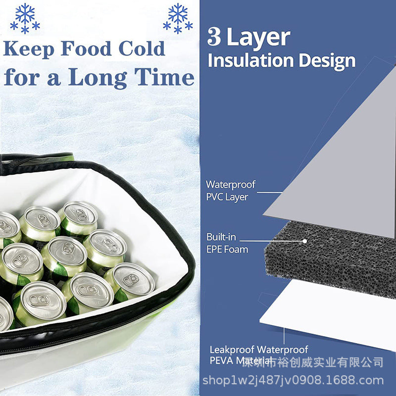 Insulated Collapsible Cooler Bag Bowlift