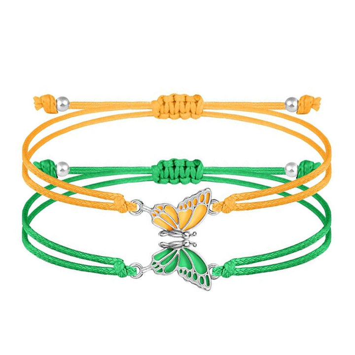 Butterfly Charm Necklace and Bracelet Set Bowlift
