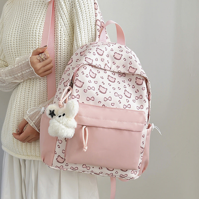 Cute Animal Print Backpack Bowlift