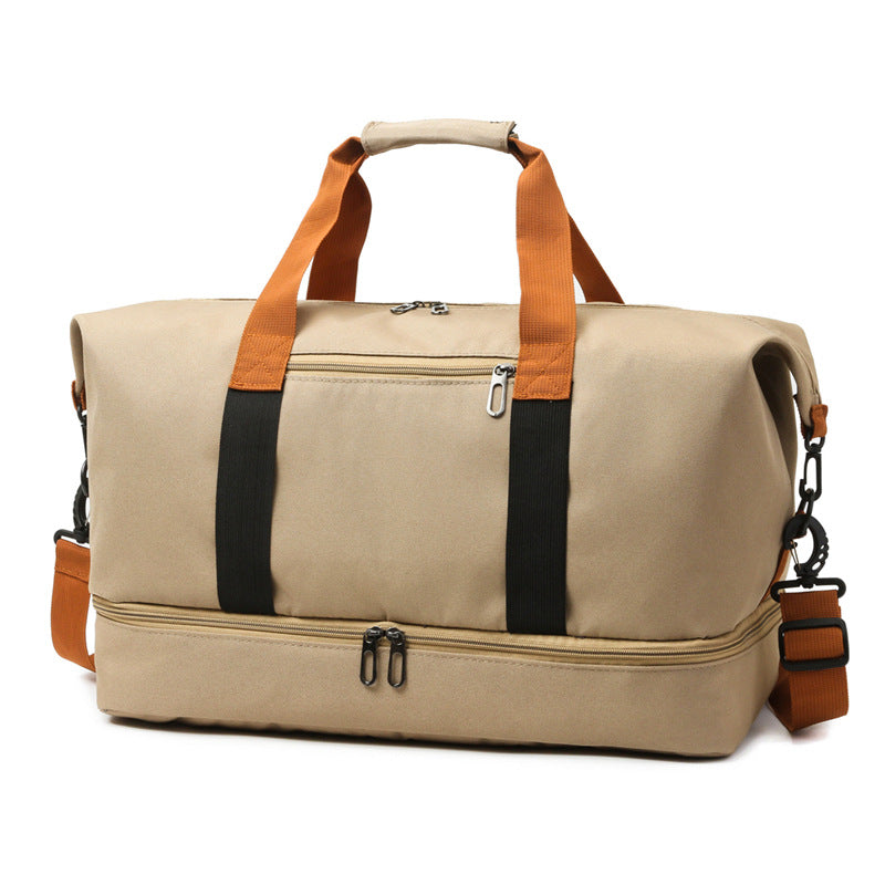 Sporty travel bag with sturdy carrying handles and adjustable shoulder strap Bowlift