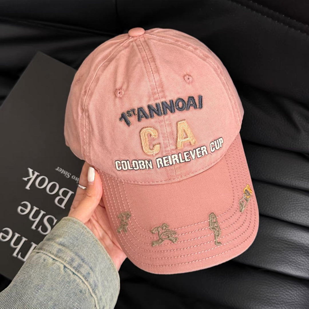 Sporty Embroidered Baseball Cap