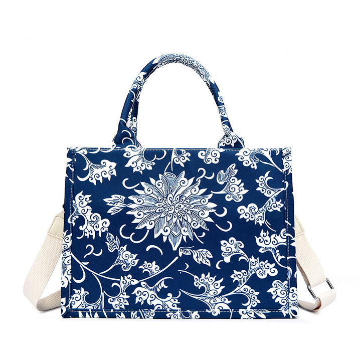 Floral Patterned Shoulder Bag Bowlift