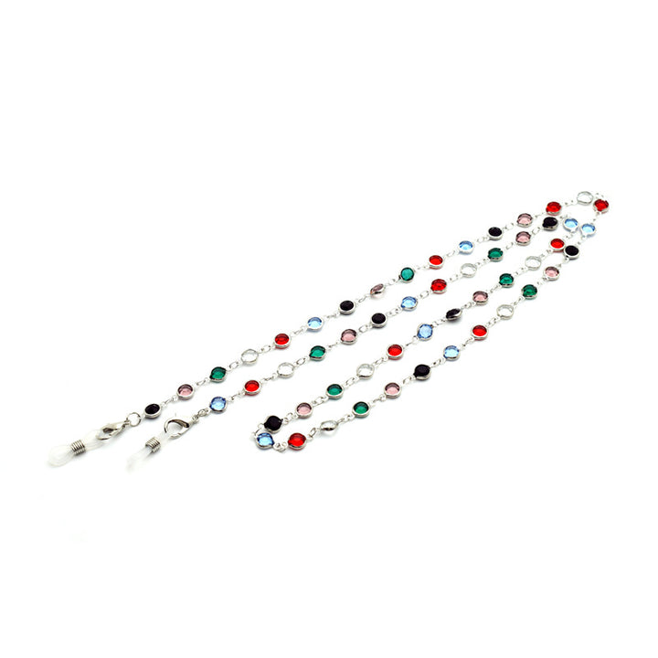 Colorful Gemstone Eyewear Chain Bowlift